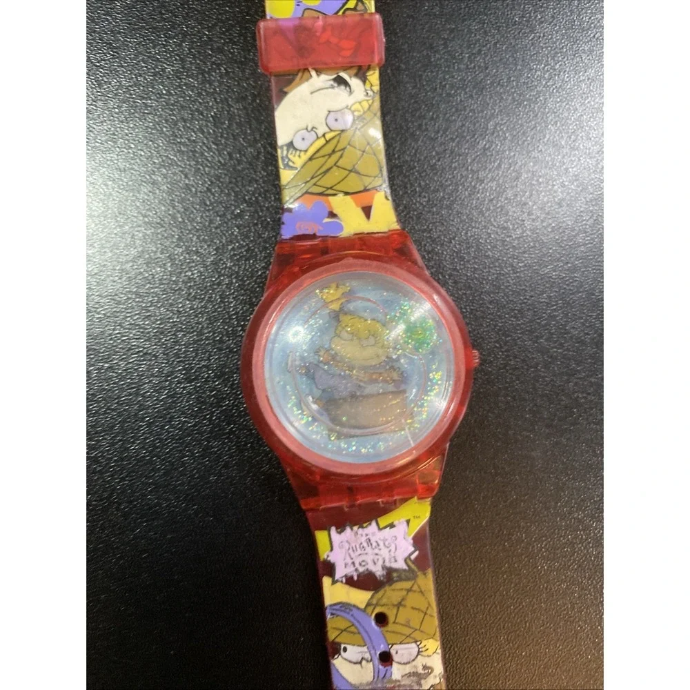 VINTAGE 1998 THE RUGRATS MOVIE FLOATING FLOWER ANGELICA WATCH